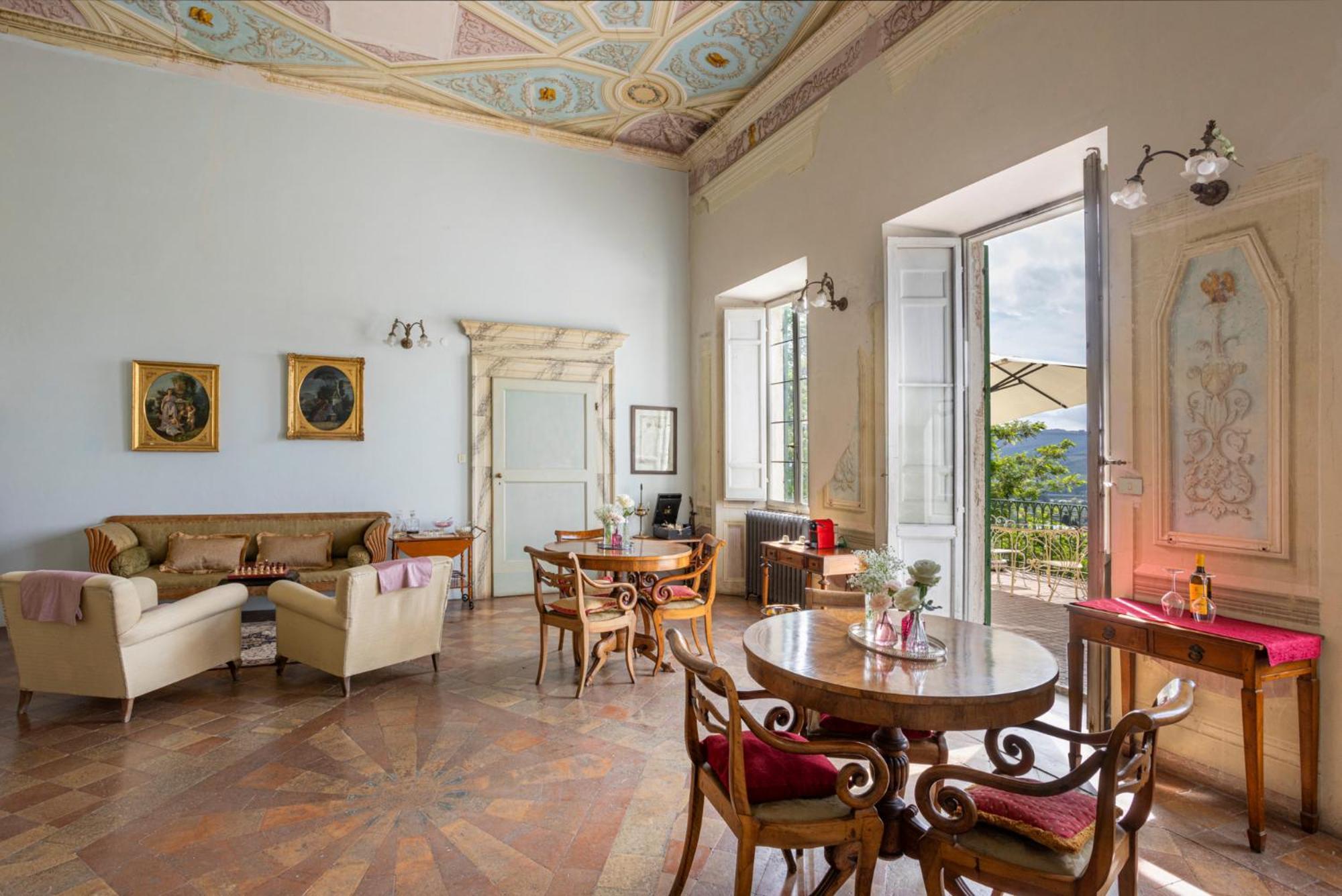 B&B In An 1800S Frescoed Villa With Panoramic Solarium And Historic Park - Villa Mastrangelo Colli del Tronto Exterior photo